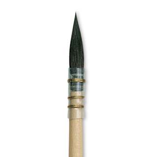 Da Vinci Petit Gris Pur Blue Squirrel Brush - Quill, Short Handle, 2/0