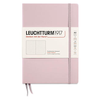 Leuchtturm1917 Dotted Hardbound Notebook - Powder, 5-3/4" x 8-1/4"