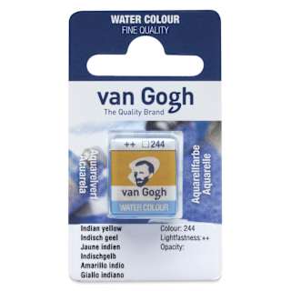 Van Gogh Watercolor Half Pan - Indian Yellow