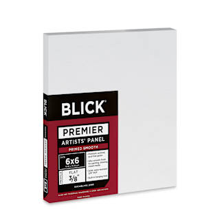 Blick Premier Artists' Panel - Flat, 3/8", 6" x 6"