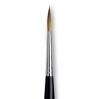 Da Vinci Maestro Kolinsky Brush - Long Tapered Round, Short Handle, Size 4