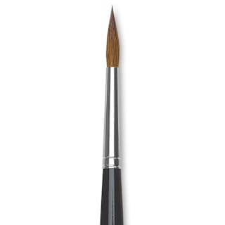 Da Vinci Maestro Kolinsky Brush - Long Tapered Round, Short Handle, Size 6