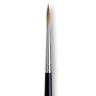 Da Vinci Maestro Kolinsky Brush - Long Tapered Round, Short Handle, Size 1