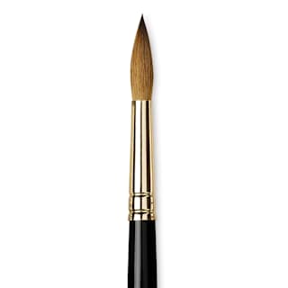 Da Vinci Maestro Kolinsky Brush - Full Belly Round, Short Handle, Size 10