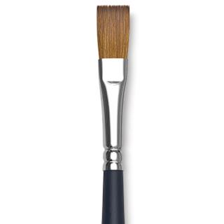 Winsor & Newton Artists' Kolinsky Sable Watercolor Brush - One-Stroke, Short Handle, Size 1/4"