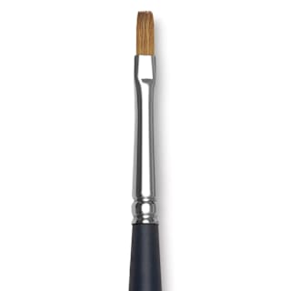 Winsor & Newton Artists' Kolinsky Sable Watercolor Brush - One-Stroke, Short Handle, Size 1/8"