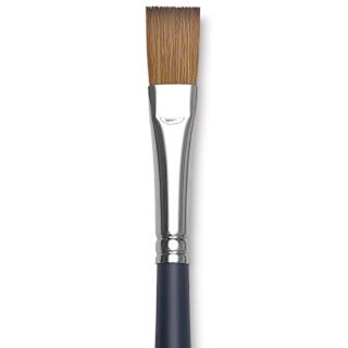 Winsor & Newton Artists' Kolinsky Sable Watercolor Brush - One-Stroke, Short Handle, Size 3/8"