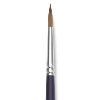 Winsor & Newton Artists' Kolinsky Sable Watercolor Brush - Round, Short Handle, Size 5