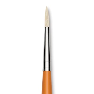 Isabey Chungking Interlocking Bristle Brush - Round, Long Handle, Size 2