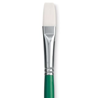 Princeton Synthetic Bristle Brush - Flat, Size 6