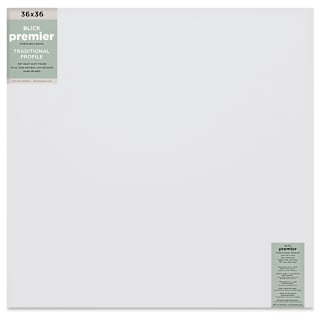 Blick Premier Stretched Cotton Canvas - Traditional Profile, Splined, 36" x 36"