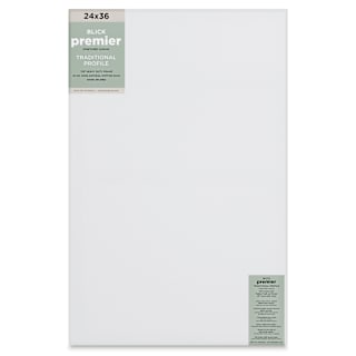 Blick Premier Stretched Cotton Canvas - Traditional Profile, Splined, 24" x 36"