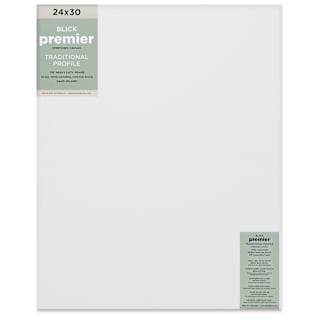 Blick Premier Stretched Cotton Canvas - Traditional Profile, Splined, 24" x 30"