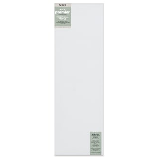 Blick Premier Stretched Cotton Canvas - Traditional Profile, Splined, 12" x 36"
