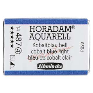 Schmincke Horadam Aquarell Watercolor - Cobalt Blue Light, Full Pan