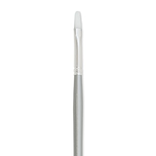Silver Brush Silverwhite Synthetic Brush - Filbert, Long Handle, Size 2