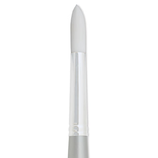 Silver Brush Silverwhite Synthetic Brush - Round, Long Handle, Size 12