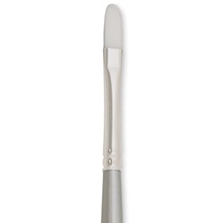 Silver Brush Silverwhite Synthetic Brush - Filbert, Long Handle, Size 1