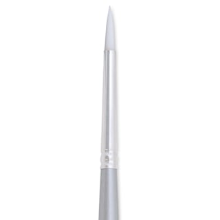 Silver Brush Silverwhite Synthetic Brush - Round, Long Handle, Size 1
