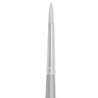 Silver Brush Silverwhite Synthetic Brush - Round, Long Handle, Size 2