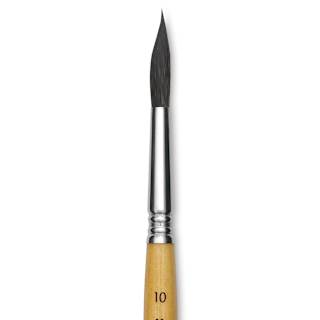 Escoda Squirrel Hair Ceramic Brush - Round Slanting, Size 10