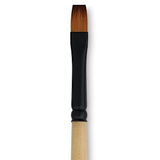 Dynasty Black Gold Brush - Shader, Short Handle, Size 8