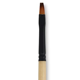 Dynasty Black Gold Brush - Shader, Short Handle, Size 3