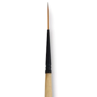 Dynasty Black Gold Brush - Script, Short Handle, Size 5/0