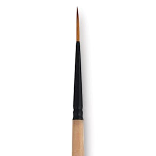 Dynasty Black Gold Brush - Liner, Short Handle, Size 0
