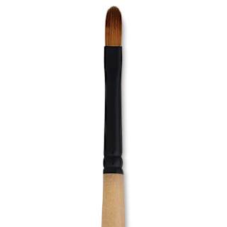 Dynasty Black Gold Brush - Filbert, Short Handle, Size 4
