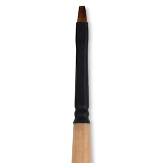 Dynasty Black Gold Brush - Chisel Blender, Short Handle, Size 2