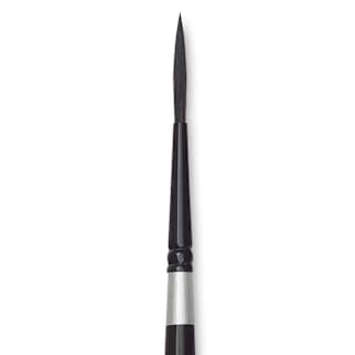 Silver Brush Black Velvet Brush - Script, Size 4
