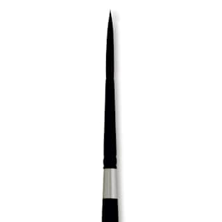 Silver Brush Black Velvet Brush - Script, Size 6