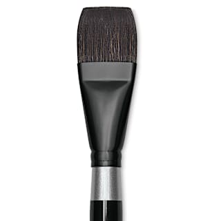Silver Brush Black Velvet Brush - Square Wash, Size 1-1/4"