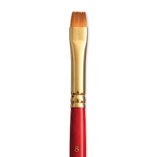 Princeton Heritage Sable Brush - Bright Shader, Short Handle, Size 8