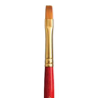 Princeton Heritage Sable Brush - Flat Shader, Short Handle, Size 6