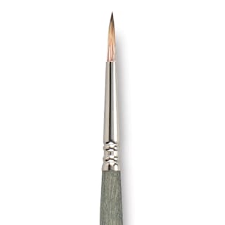 Escoda Tadami Synthetic Mongoose Brush - Round, Short Handle, Size 4
