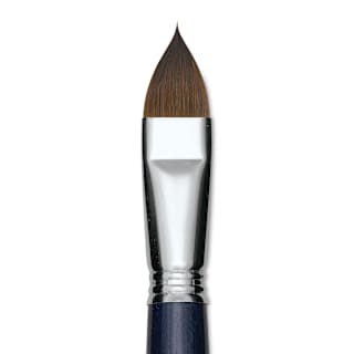 Escoda Optimo Kolinsky Sable Brush - Filbert, Long Handle, Size 20
