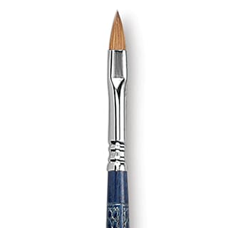 Escoda Optimo Kolinsky Sable Brush - Filbert, Long Handle, Size 8