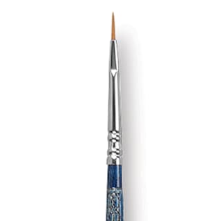 Escoda Optimo Kolinsky Sable Brush - Filbert, Long Handle, Size 0