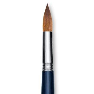 Escoda Optimo Kolinsky Sable Brush - Pointed Round, Long Handle, Size 18