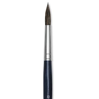 Da Vinci Cosmotop Sable Mix B Brush - Round, Short Handle, Size 12