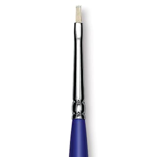 Blick Scholastic White Bristle Brush - Bright, Size 1