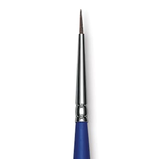 Blick Scholastic Red Sable Brush - Round, Long Handle, Size 2/0