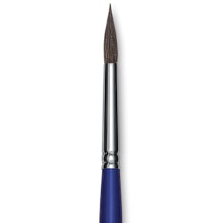 Blick Scholastic Red Sable Brush - Round, Long Handle, Size 8