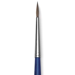 Blick Scholastic Red Sable Brush - Round, Long Handle, Size 2