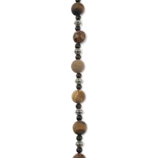 John Bead Solar System Glass Bead Strand - Jupiter, 7", 10 mm Dia.