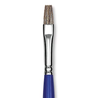 Blick Scholastic Ox Hair Brush - Bright, Long Handle, Size 10