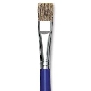 Blick Scholastic Ox Hair Brush - Bright, Long Handle, Size 16