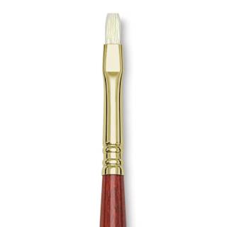 Blick Master Bristle Brush - Bright, Long Handle, Size 4